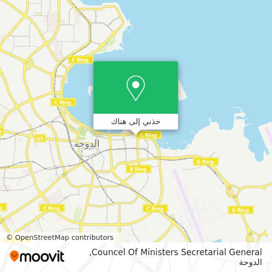 خريطة Councel Of Ministers Secretarial General