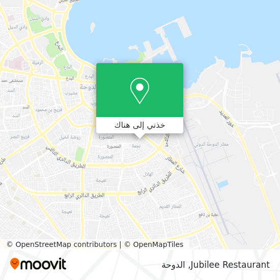 خريطة Jubilee Restaurant