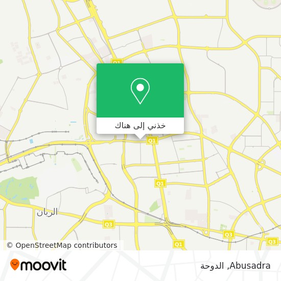 خريطة Abusadra