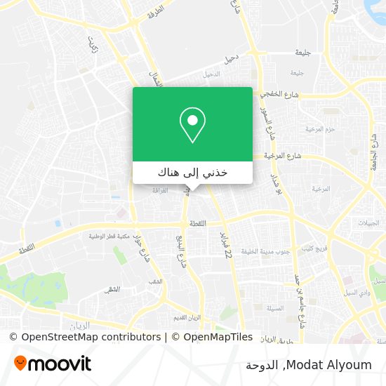 خريطة Modat Alyoum