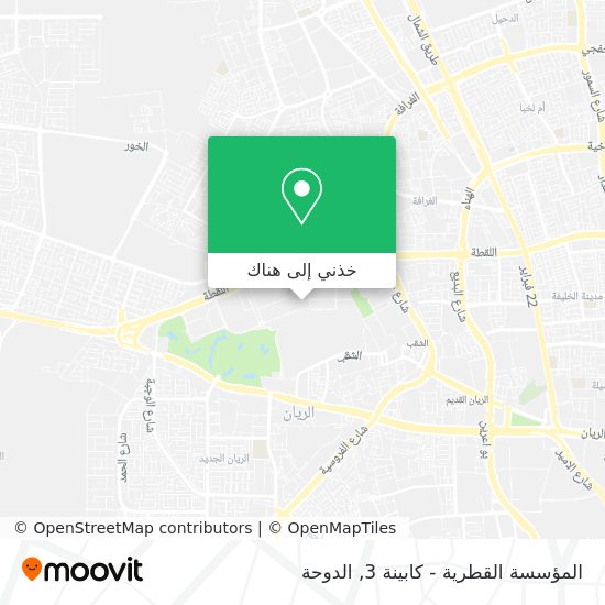 خريطة المؤسسة القطرية - كابينة 3