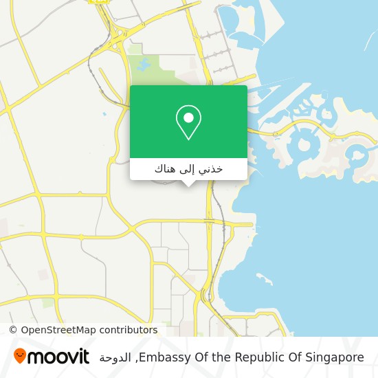 خريطة Embassy Of the Republic Of Singapore