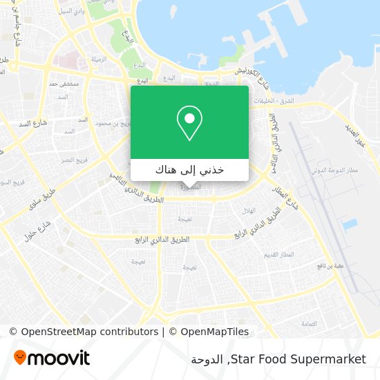خريطة Star Food Supermarket