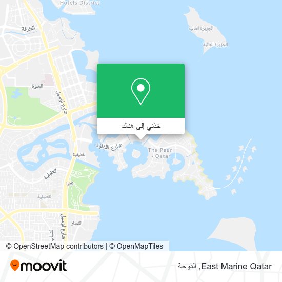 خريطة East Marine Qatar