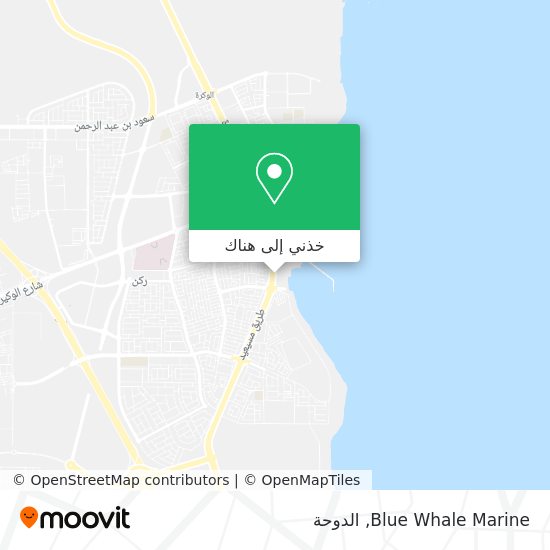 خريطة Blue Whale Marine