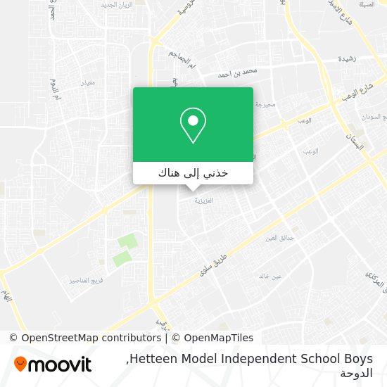 خريطة Hetteen Model Independent School Boys