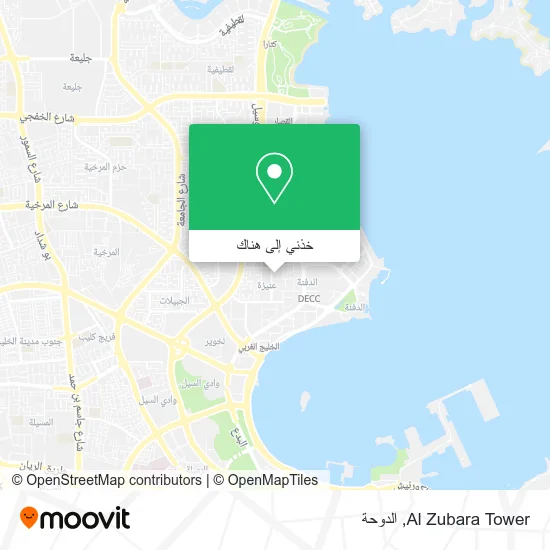 خريطة Al Zubara Tower