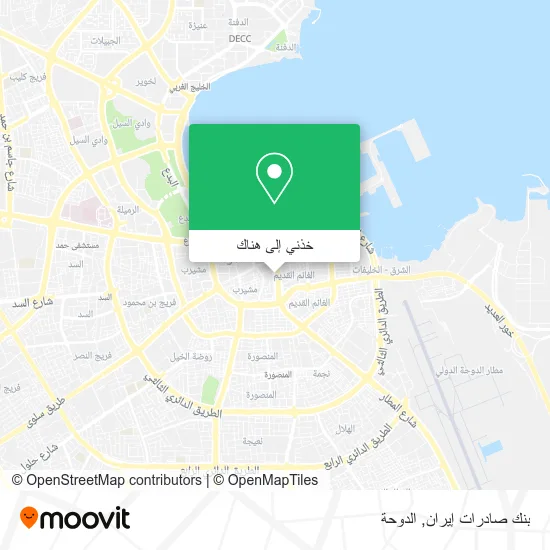 خريطة بنك صادرات إيران