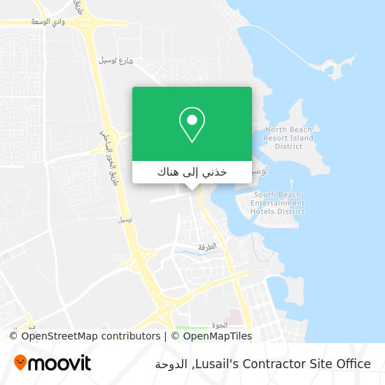 خريطة Lusail's Contractor Site Office