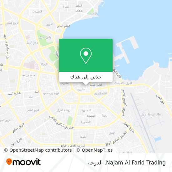 خريطة Najam Al Farid Trading