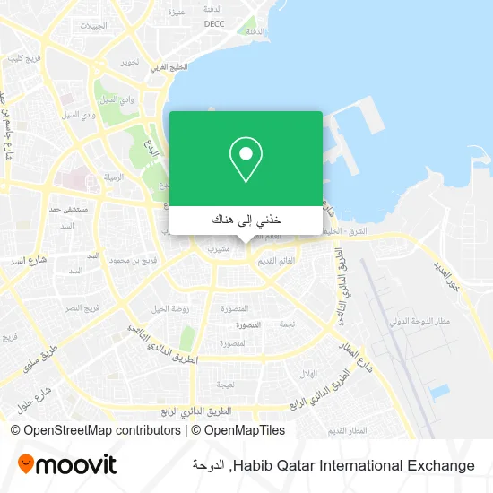 خريطة Habib Qatar International Exchange