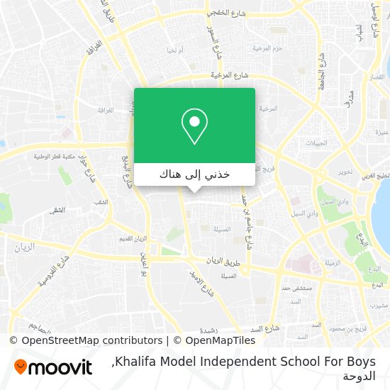 خريطة Khalifa Model Independent School For Boys