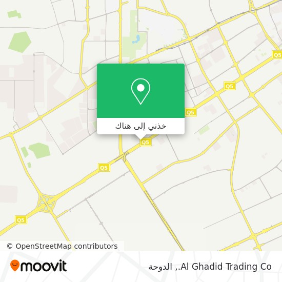 خريطة Al Ghadid Trading Co.