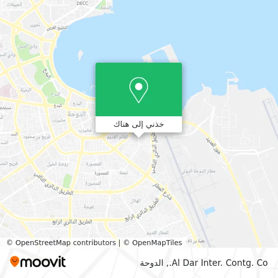 خريطة Al Dar Inter. Contg. Co.