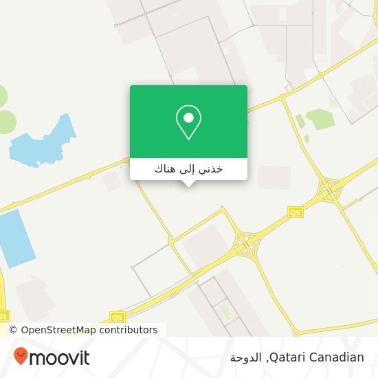 خريطة Qatari Canadian