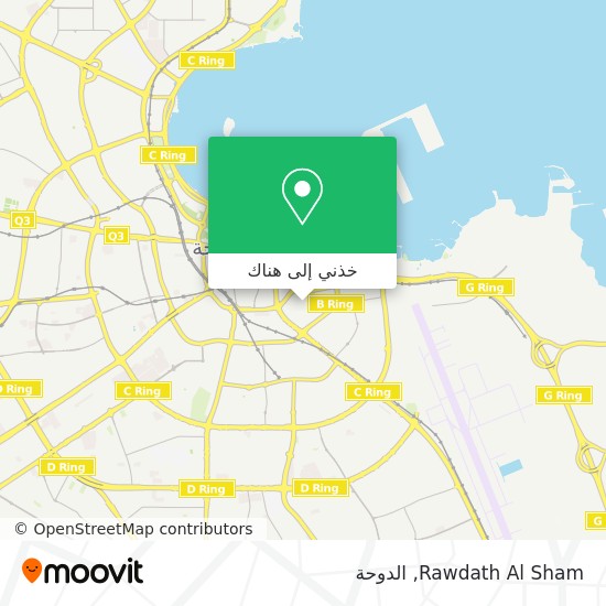 خريطة Rawdath Al Sham