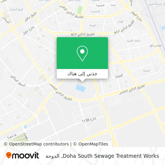 خريطة Doha South Sewage Treatment Works