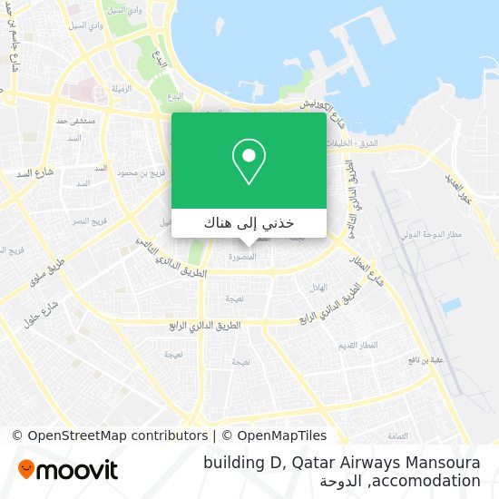 خريطة building D, Qatar Airways Mansoura accomodation