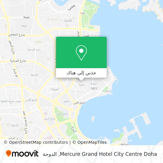 خريطة Mercure Grand Hotel City Centre Doha