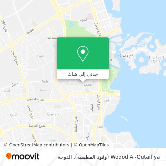 خريطة Woqod Al-Qutaifiya (وقود القطيفية)