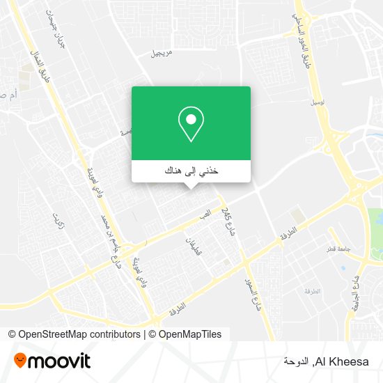 خريطة Al Kheesa