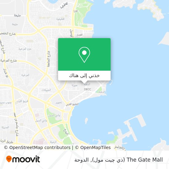 خريطة The Gate Mall (ذي چيت مول)