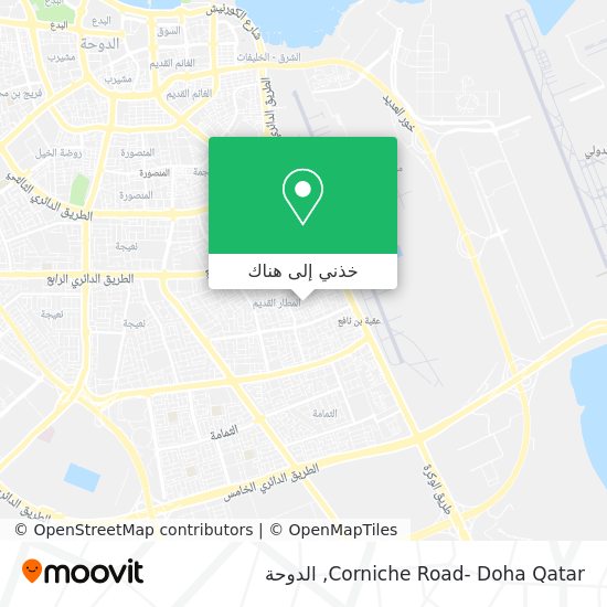 خريطة Corniche Road- Doha Qatar