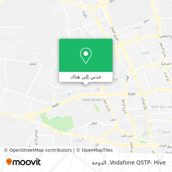 خريطة Vodafone QSTP- Hive