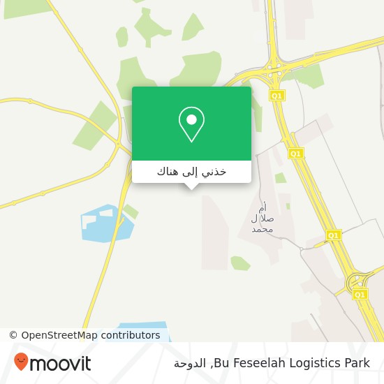 خريطة Bu Feseelah Logistics Park
