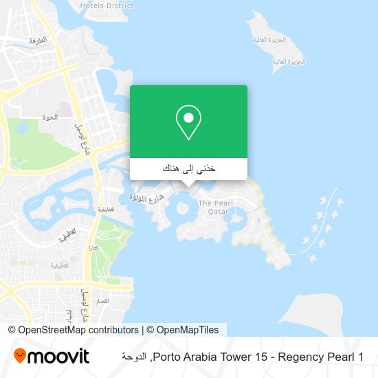 خريطة Porto Arabia Tower 15 - Regency Pearl 1