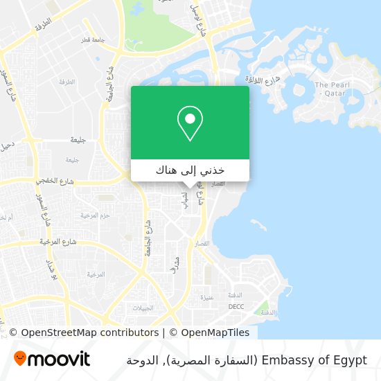 خريطة Embassy of Egypt (السفارة المصرية)