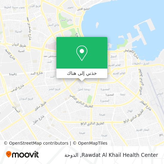 خريطة Rawdat Al Khail Health Center