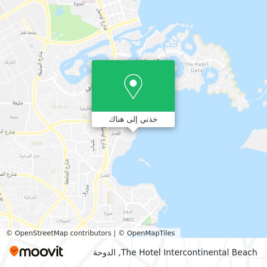خريطة The Hotel Intercontinental Beach