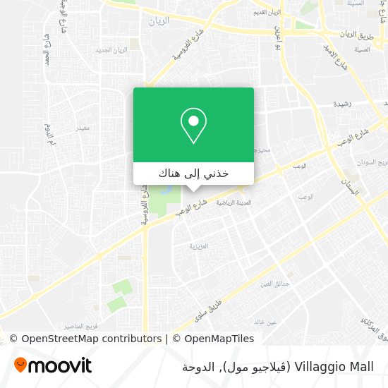 خريطة Villaggio Mall (ڤيلاجيو مول)