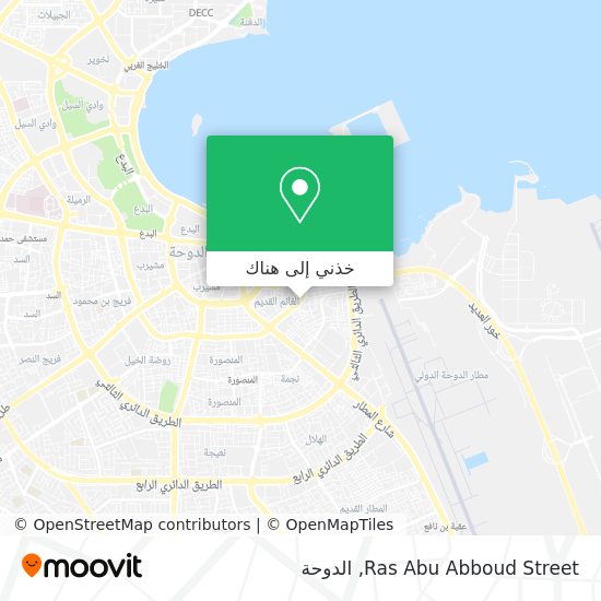 خريطة Ras Abu Abboud Street
