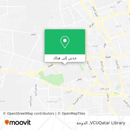 خريطة VCUQatar Library