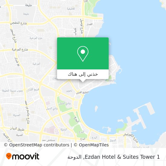 خريطة Ezdan Hotel & Suites Tower 1