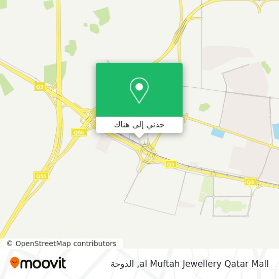 خريطة al Muftah Jewellery Qatar Mall