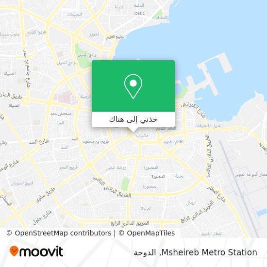 خريطة Msheireb Metro Station