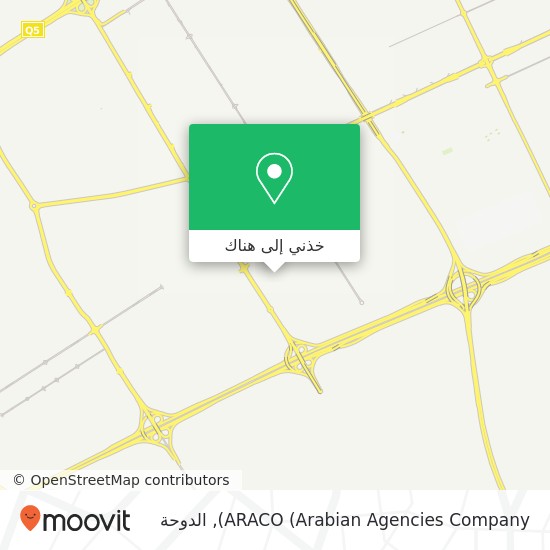 خريطة ARACO (Arabian Agencies Company)