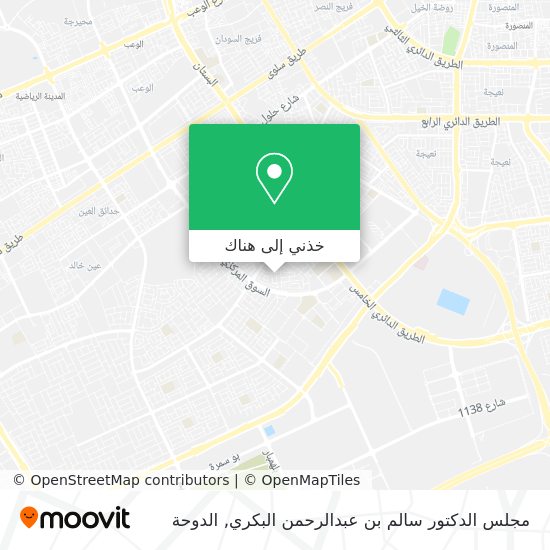 خريطة مجلس الدكتور سالم بن عبدالرحمن البكري