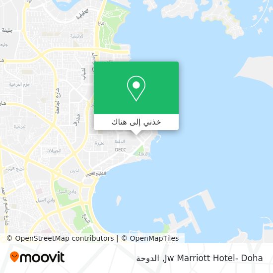 خريطة Jw Marriott Hotel- Doha
