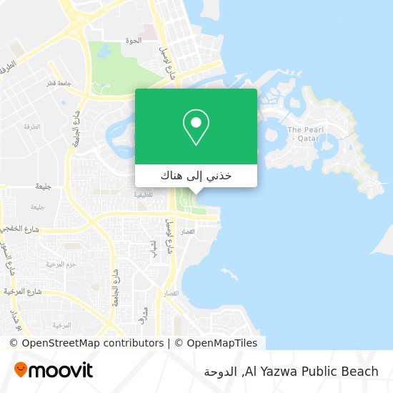 خريطة Al Yazwa Public Beach