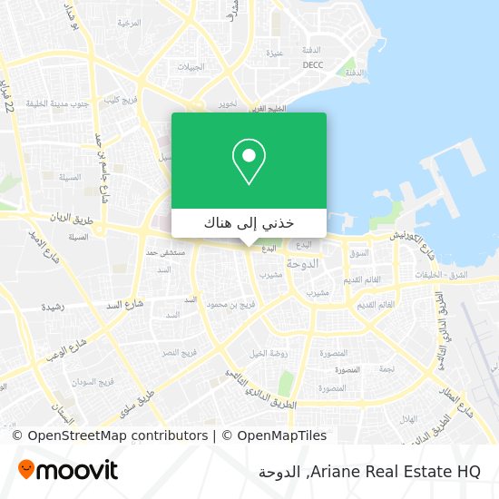 خريطة Ariane Real Estate HQ