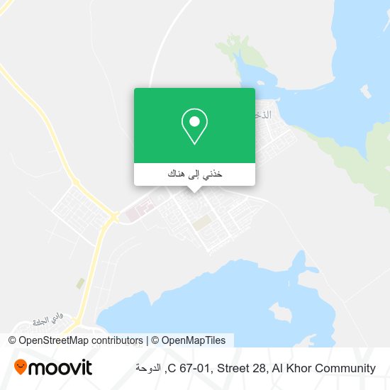 خريطة C 67-01, Street 28, Al Khor Community