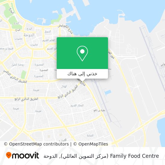 خريطة Family Food Centre (مركز التموين العائلي)