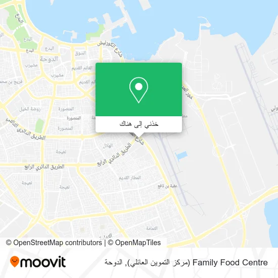 خريطة Family Food Centre (مركز التموين العائلي)