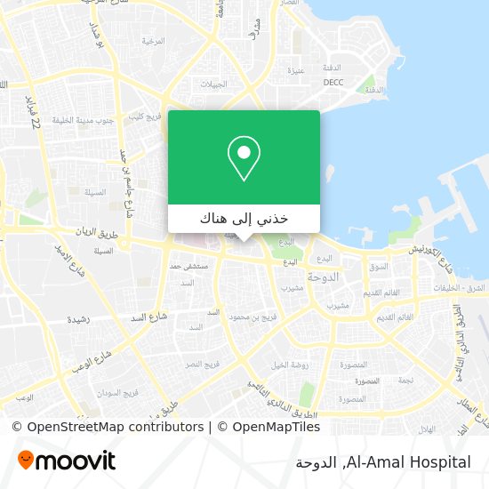 خريطة Al-Amal Hospital