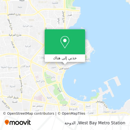 خريطة West Bay Metro Station