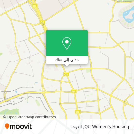 خريطة QU Women's Housing